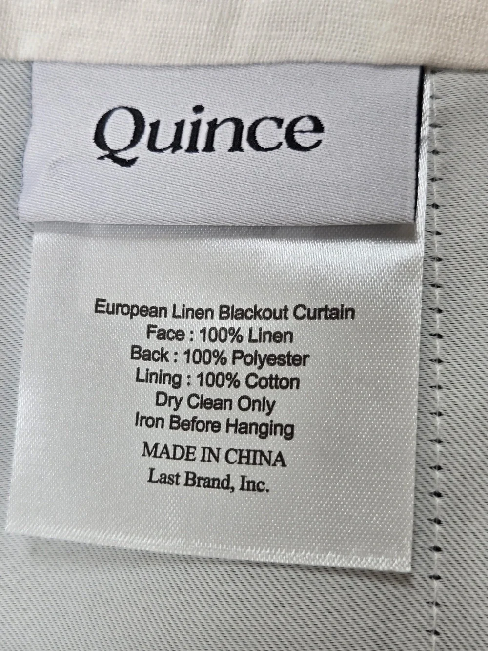 Quince includes 48x96